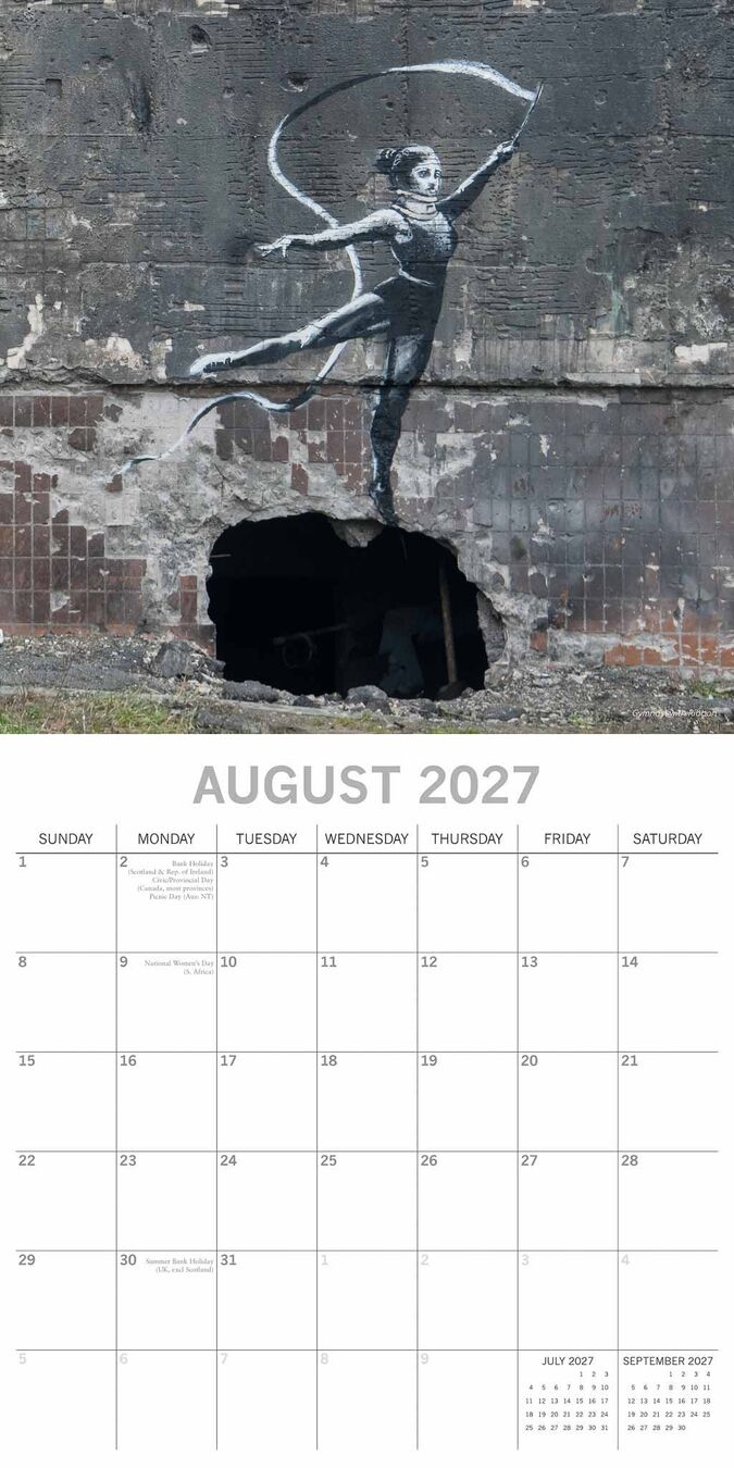 The Gifted Stationery Kalender 27 Banksy gtd