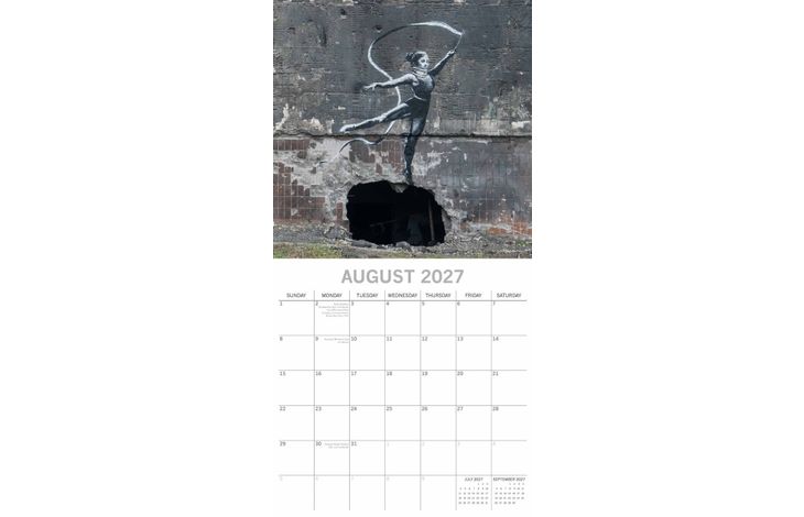 The Gifted Stationery Kalender 27 Banksy gtd