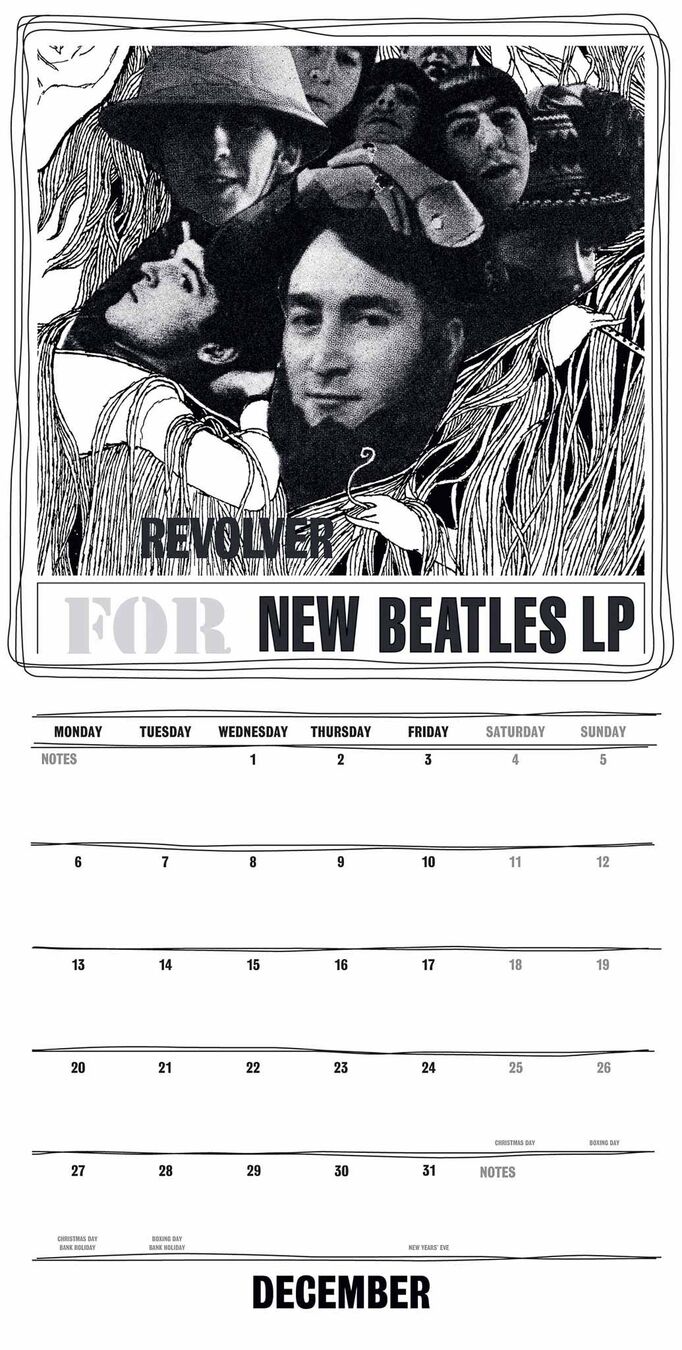 Danilo Kalender 27 Beatles The Record Sleeve dnl