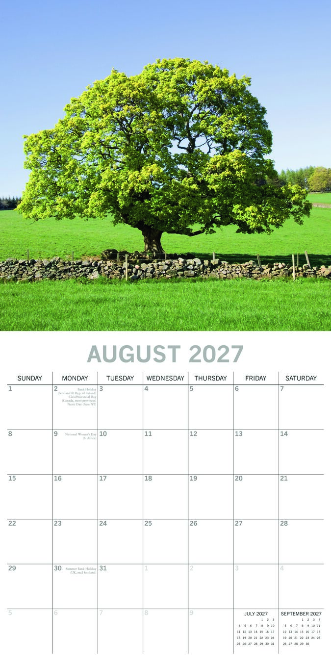 The Gifted Stationery Kalender 27 Beauty of Trees gtd