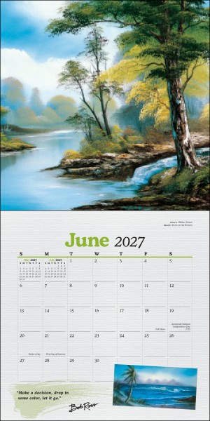 Flame Tree Publishing Kalender 27 Bob Ross amp