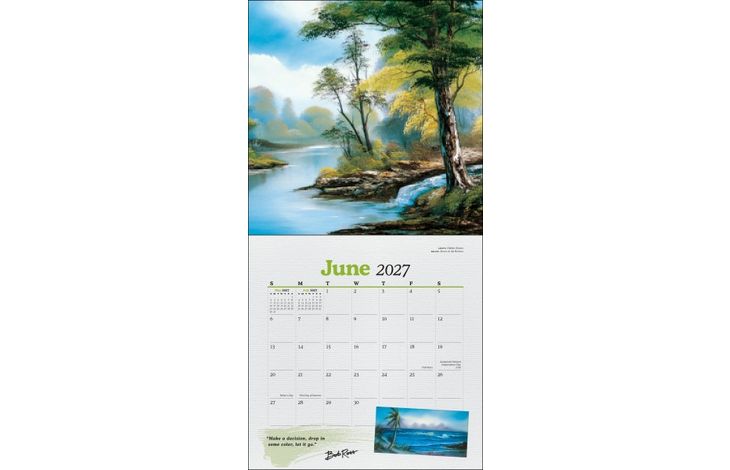 Flame Tree Publishing Kalender 27 Bob Ross amp