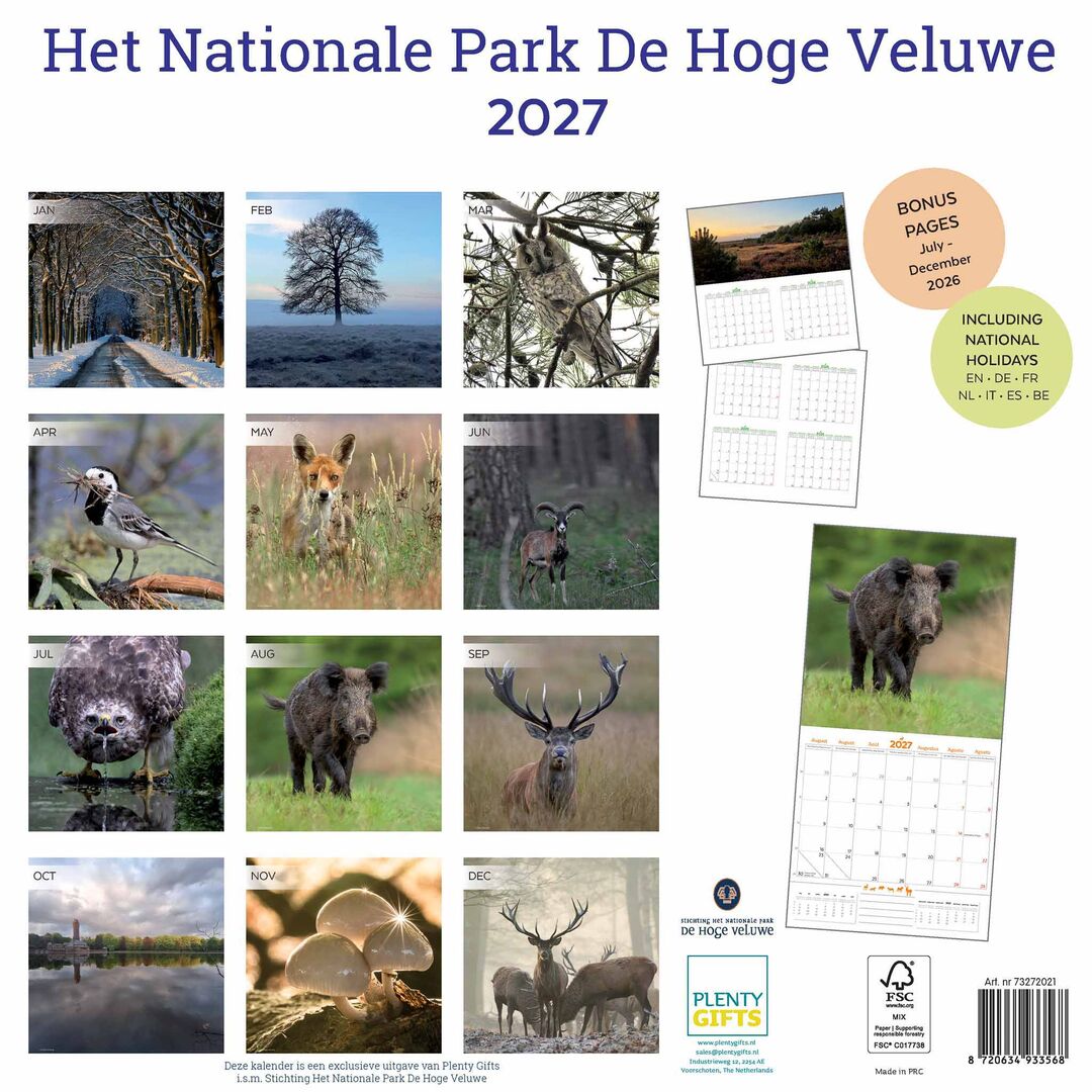 Plenty Gifts Kalender 27 De Veluwe pg