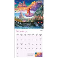 Flame Tree Publishing Kalender 27 Disney Dreams Kinkade amp