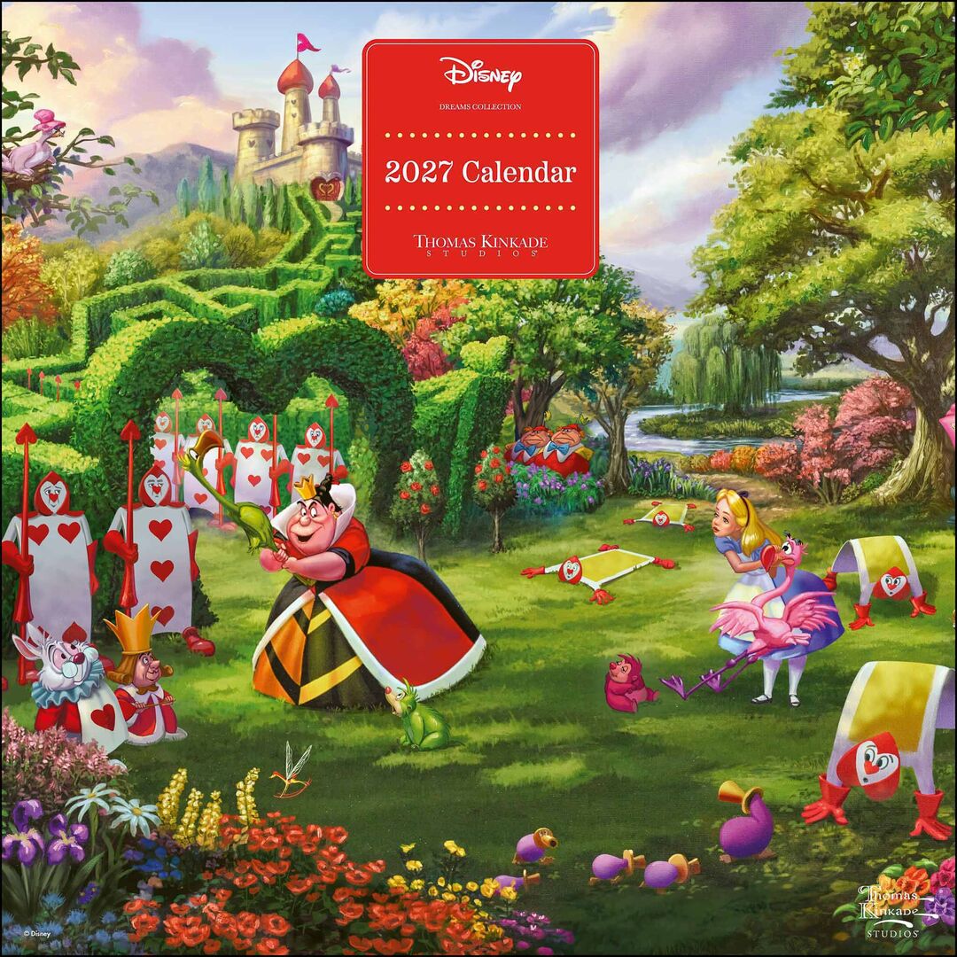 Flame Tree Publishing Kalender 27 Disney Dreams Kinkade amp