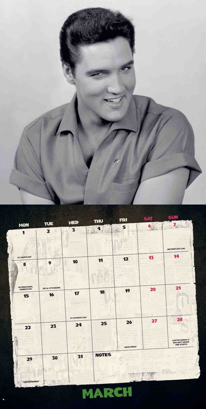 Danilo Kalender 27 Elvis Record Sleeve dnl