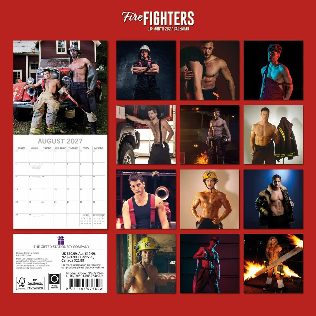The Gifted Stationery Kalender 27 Firefighters gtd