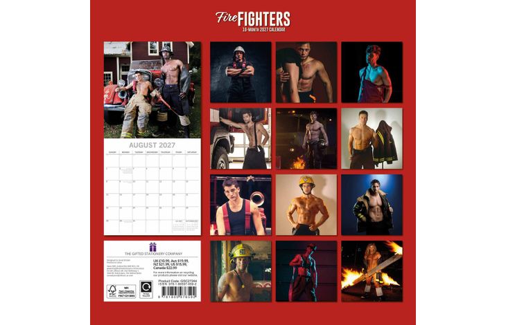 The Gifted Stationery Kalender 27 Firefighters gtd