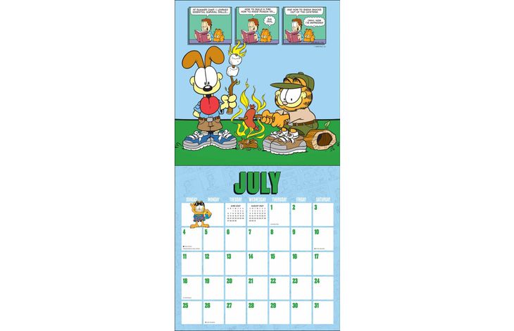 Flame Tree Publishing Kalender 27 Garfield amp