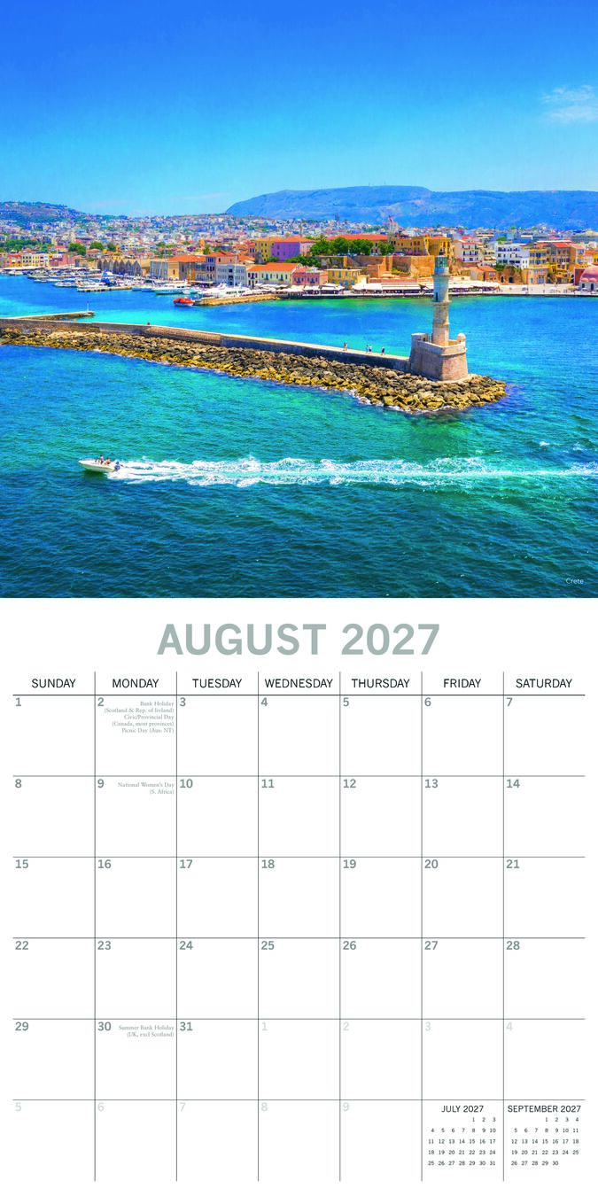 The Gifted Stationery Kalender 27 Greek Islands gtd