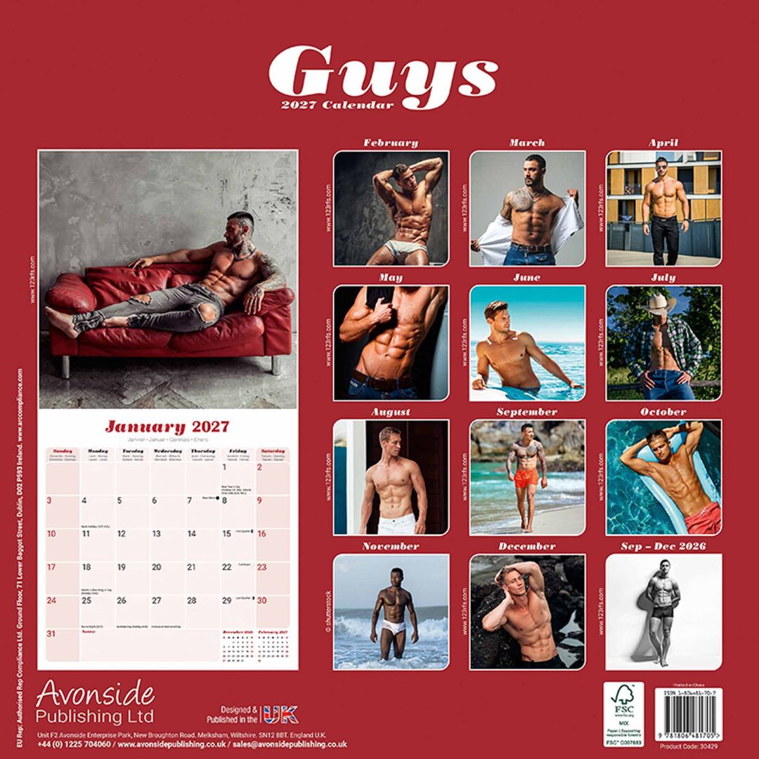 Avonside Kalender 27 Guys as