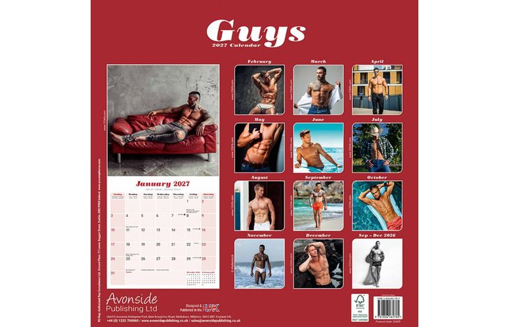 Avonside Kalender 27 Guys as