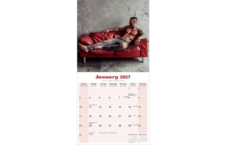 Avonside Kalender 27 Guys as