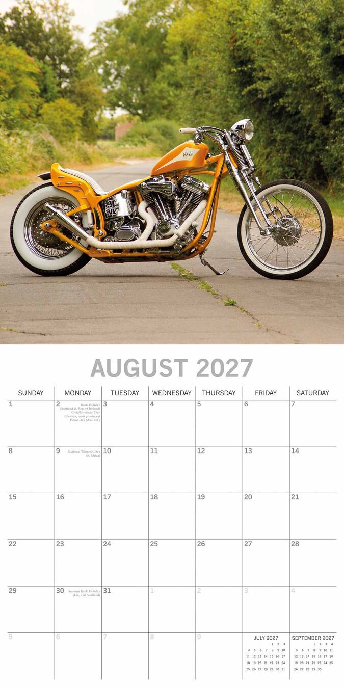 The Gifted Stationery Kalender 27 Harleys gtd
