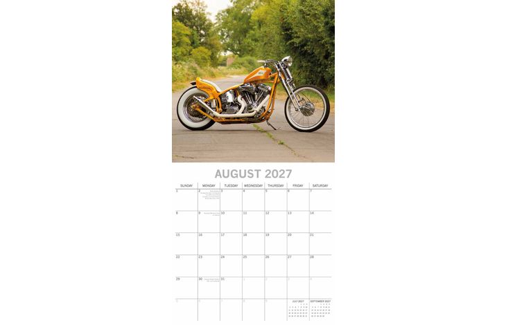 The Gifted Stationery Kalender 27 Harleys gtd