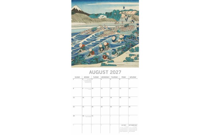 The Gifted Stationery Kalender 27 Hokusai gtd