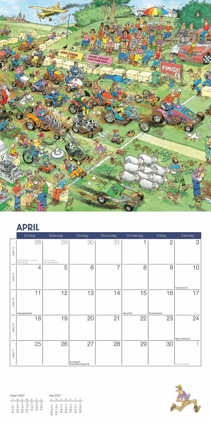 Comello Kalender 27 Jan Van Haasteren pgc