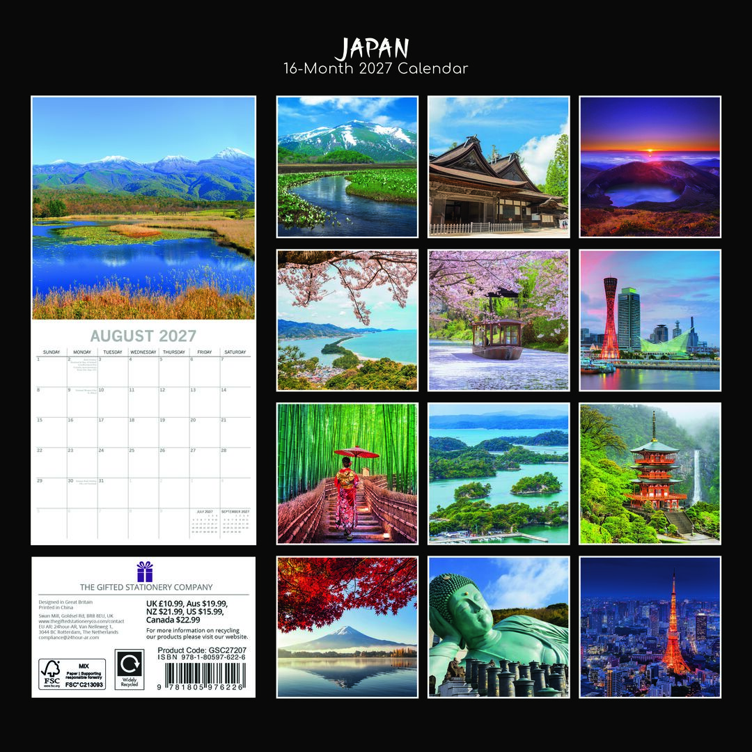 The Gifted Stationery Kalender 27 Japan gtd