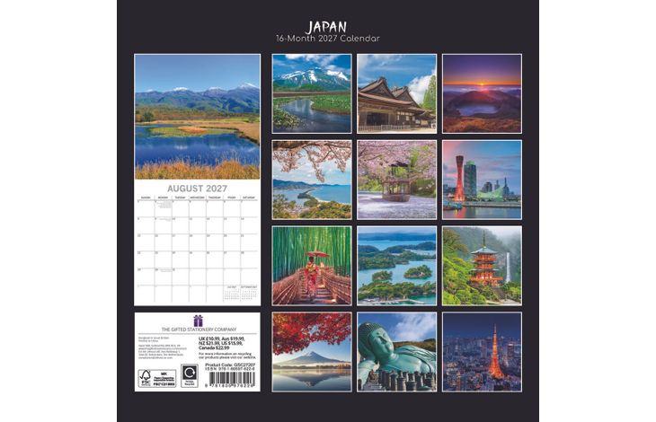 The Gifted Stationery Kalender 27 Japan gtd