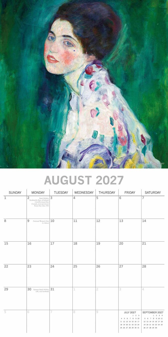 The Gifted Stationery Kalender 27 Klimt gtd