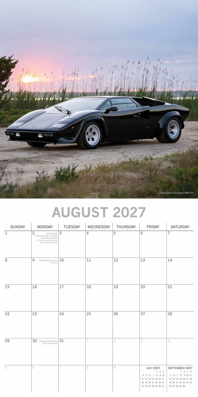 The Gifted Stationery Kalender 27 Lamborghini gtd