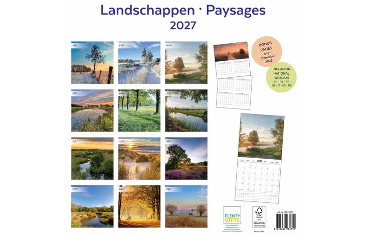 Plenty Gifts Kalender 27 Landschappen pg