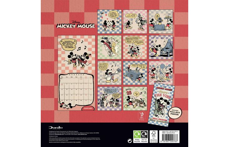 Danilo Kalender 27 Mickey Mouse Classic dnl