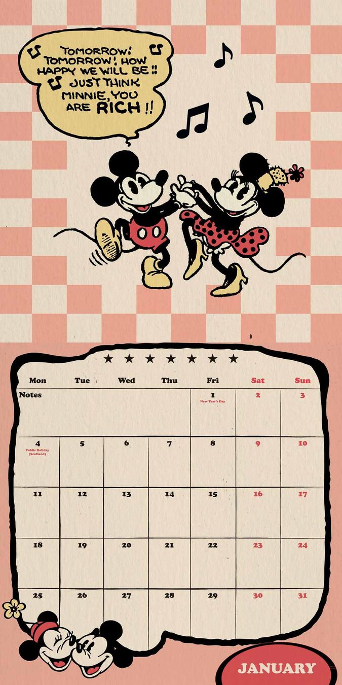 Danilo Kalender 27 Mickey Mouse Classic dnl