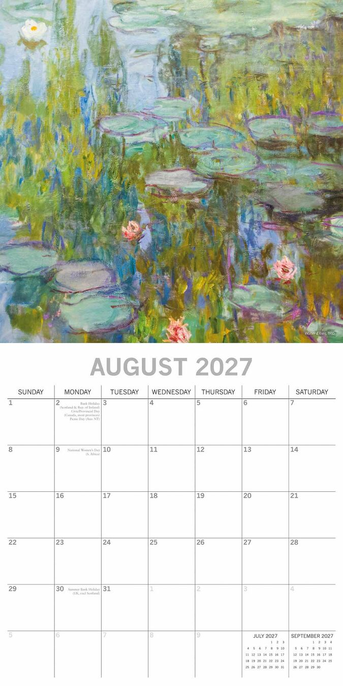 The Gifted Stationery Kalender 27 Monet gtd