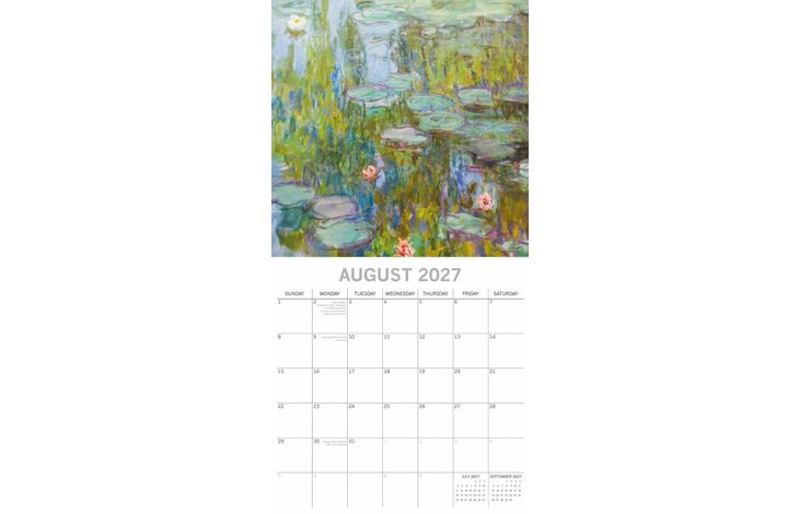 The Gifted Stationery Kalender 27 Monet gtd