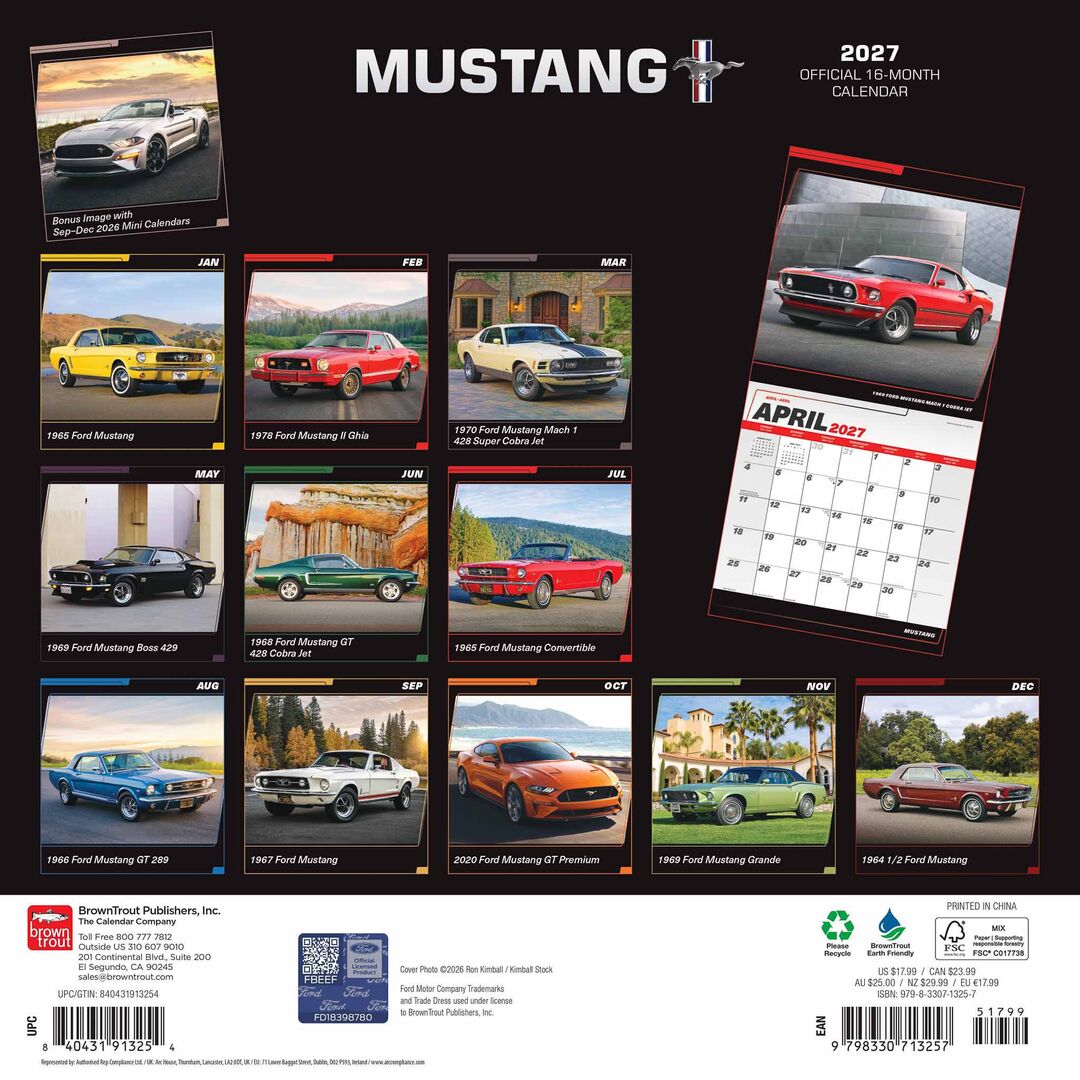 Plenty Gifts Kalender 27 Mustang bt