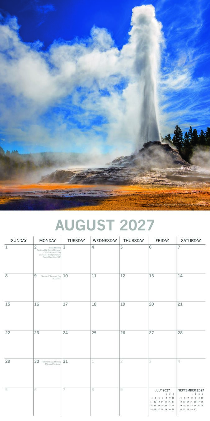 The Gifted Stationery Kalender 27 National Parks gtd