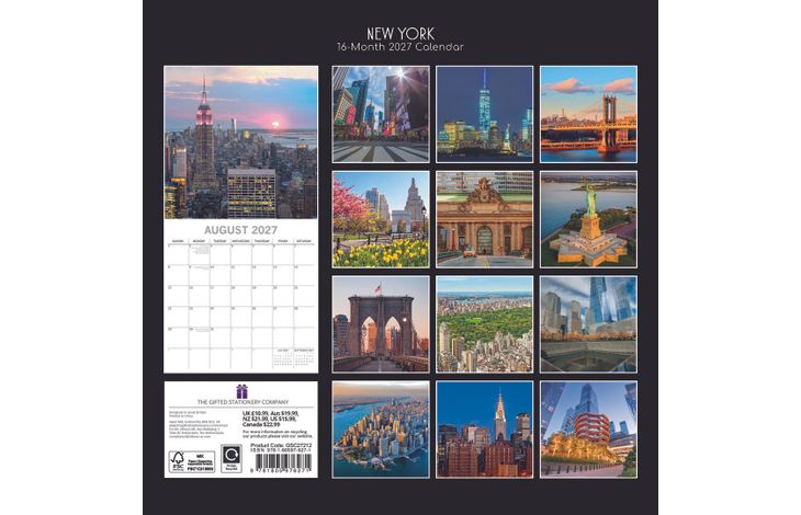 The Gifted Stationery Kalender 27 New York City gtd