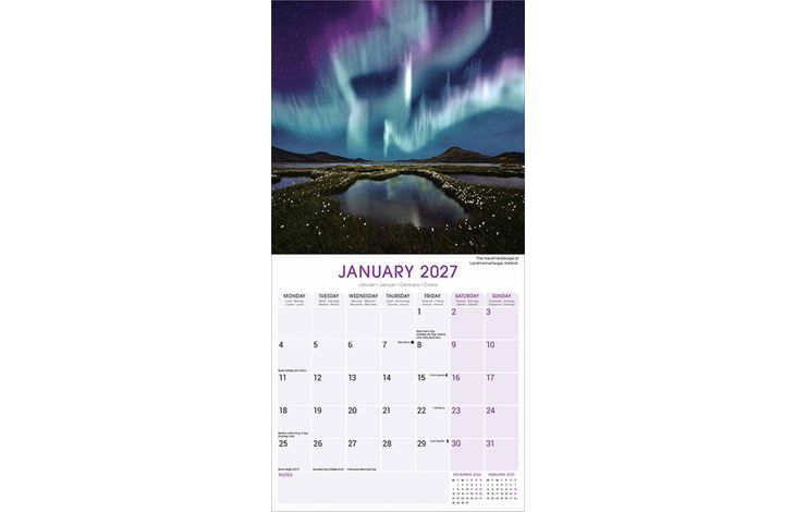 Avonside Kalender 27 Northern Lights as