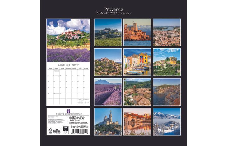 The Gifted Stationery Kalender 27 Provence gtd