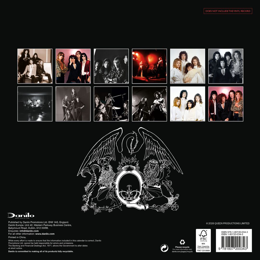 Danilo Kalender 27 Queen Record Sleeve dnl