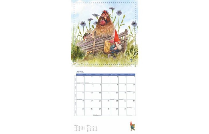 Comello Kalender 27 R Poortvliet Kabouter pgc