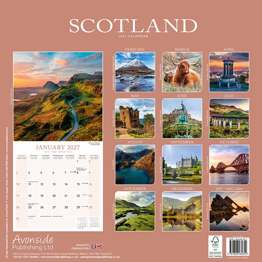 Avonside Kalender 27 Scotland as