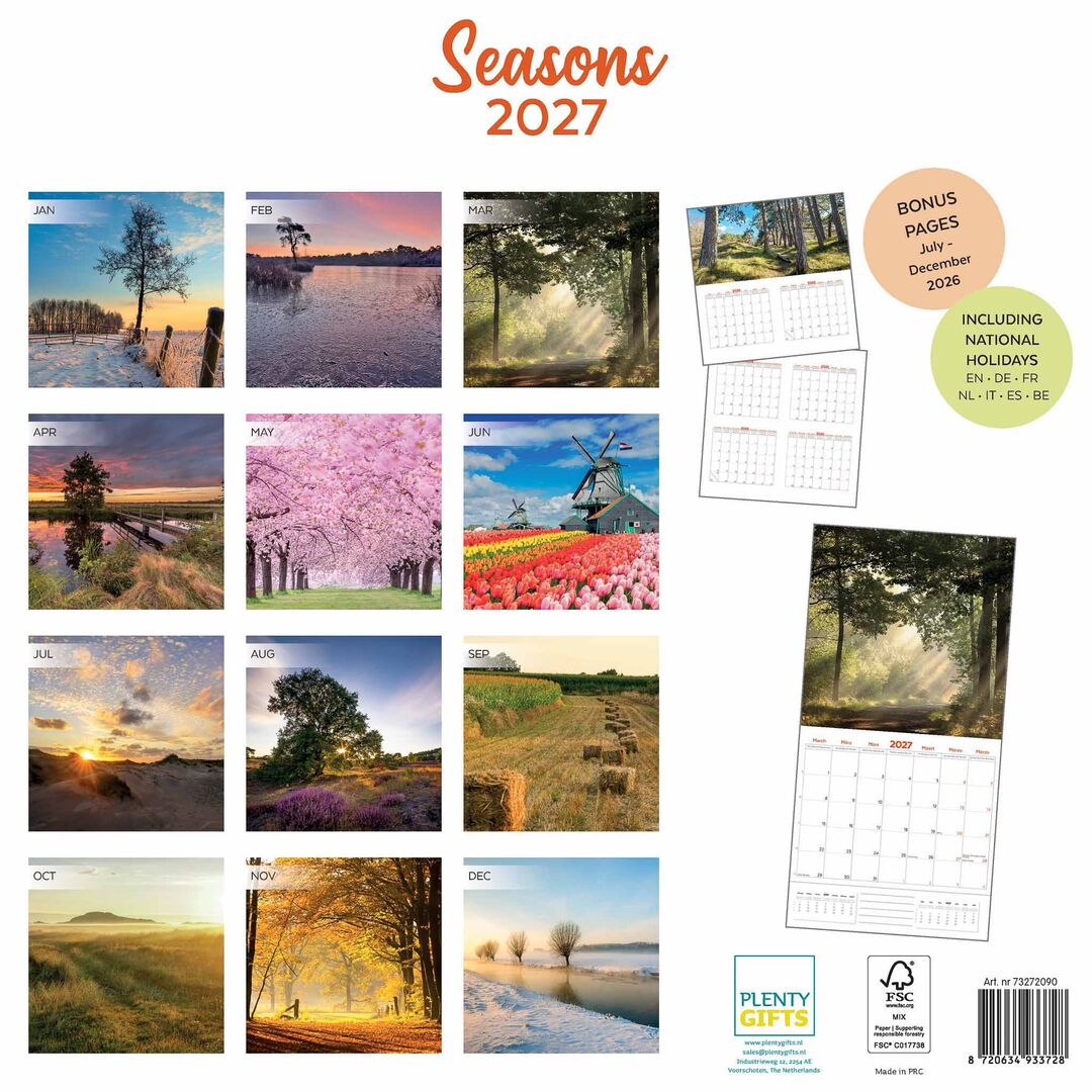 Plenty Gifts Kalender 27 Seasons pg