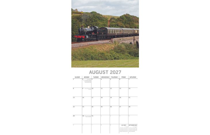 The Gifted Stationery Kalender 27 Steam Trains gtd