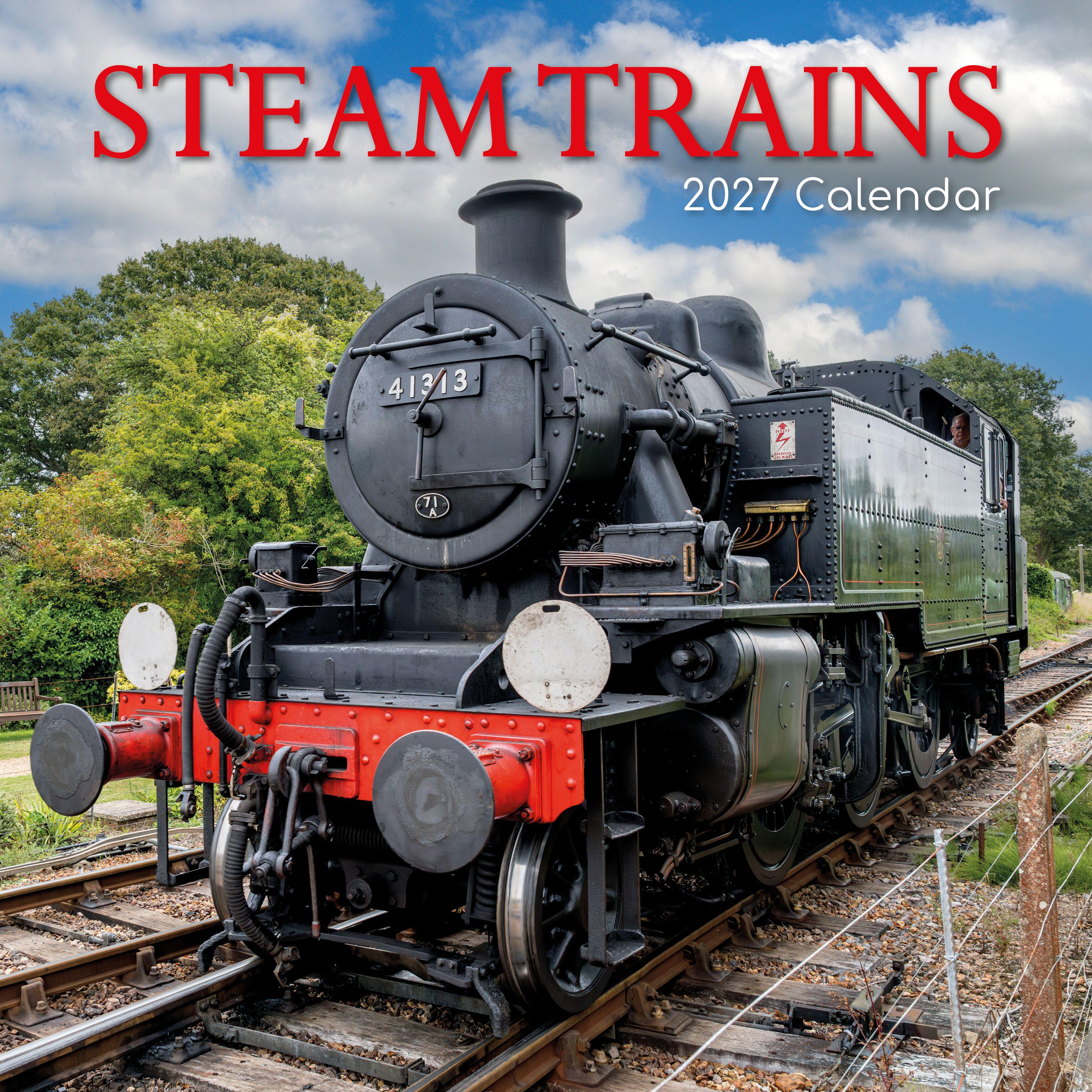 The Gifted Stationery Kalender 27 Steam Trains gtd