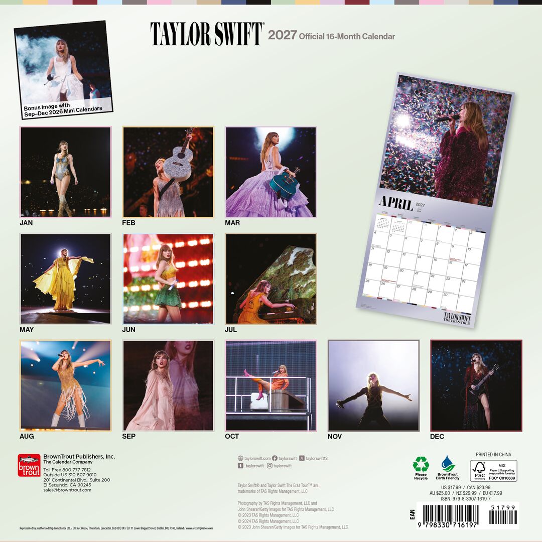 Danilo Kalender 27 Taylor Swift dnl