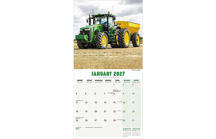 Avonside Kalender 27 Tractors as