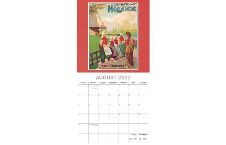 The Gifted Stationery Kalender 27 Vintage Travel Posters gtd