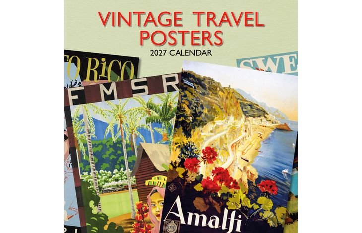 The Gifted Stationery Kalender 27 Vintage Travel Posters gtd