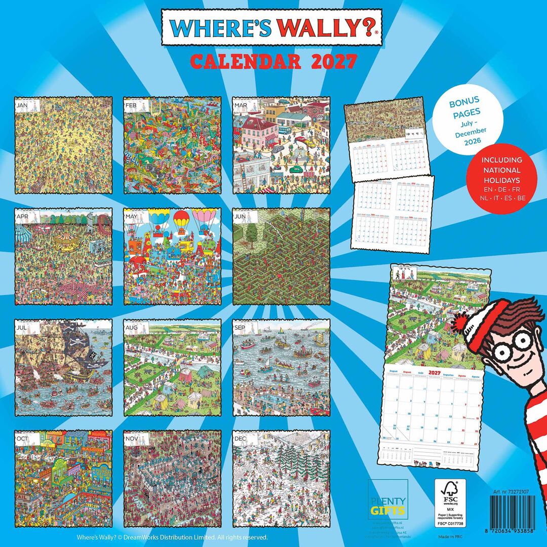 Plenty Gifts Kalender 27 Wheres Wally pg
