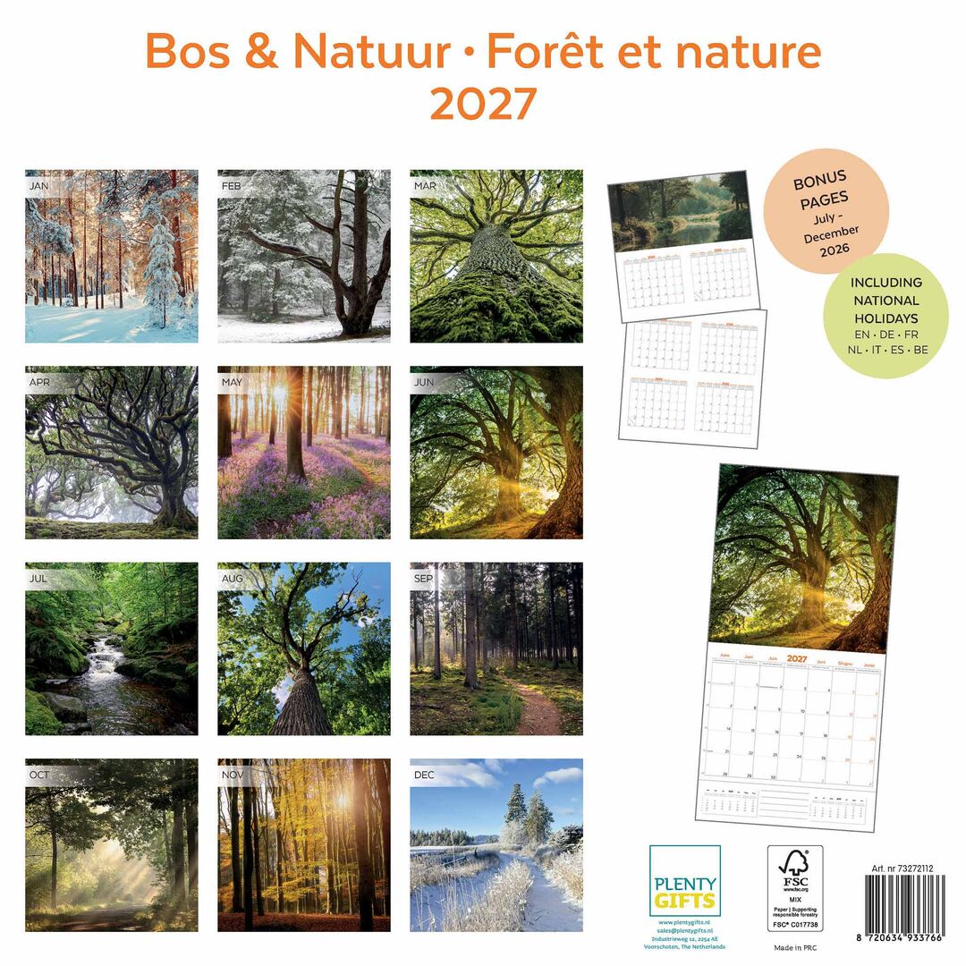 Plenty Gifts Kalender 27 Bos en Natuur pg