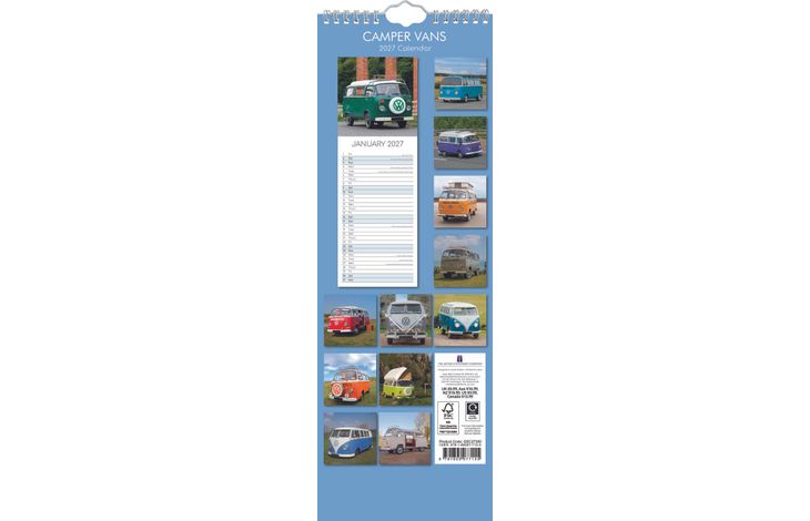The Gifted Stationery Sl Kalender 27 Camper Vans gtd