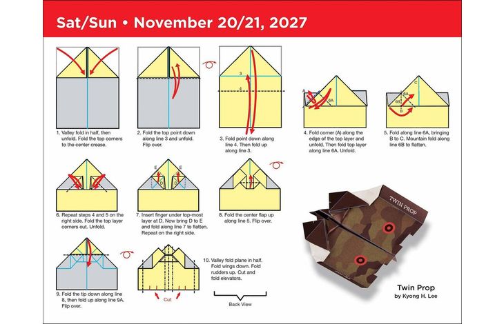 Flame Tree Publishing Boxed 27 Act Paper Airplane amp