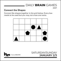 Flame Tree Publishing Boxed 27 Daily Brain Games amp
